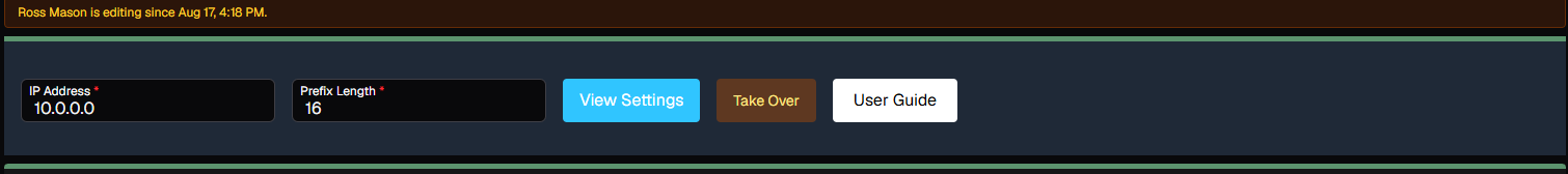 Steal lock option shown when another user holds the project lock.